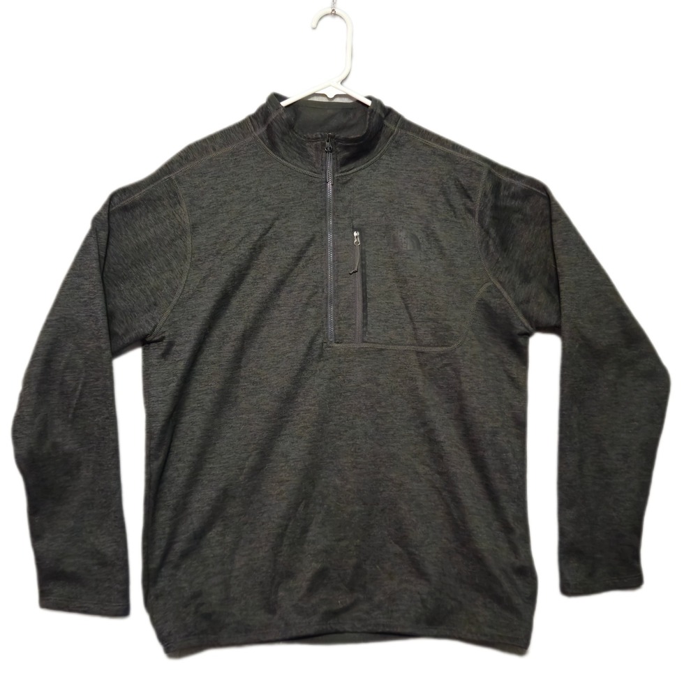 The North Face Pullover Mens Large Gray Quarter Zip Hiking Gorpcore NF0A3SO7